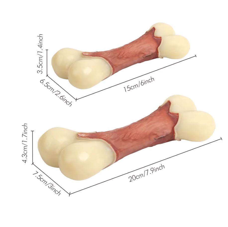 Nylon & Rubber Mix Bone